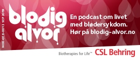 Annonse for Blodig Alvor - en podcast